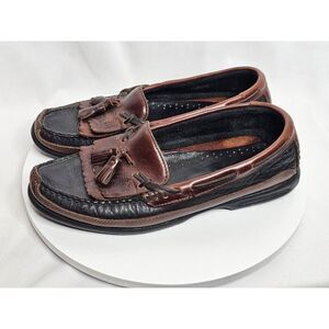 Sperry Top-Sider Tremont Boat Shoes Mens Size 10M Black-Brown Tassel & Kiltie